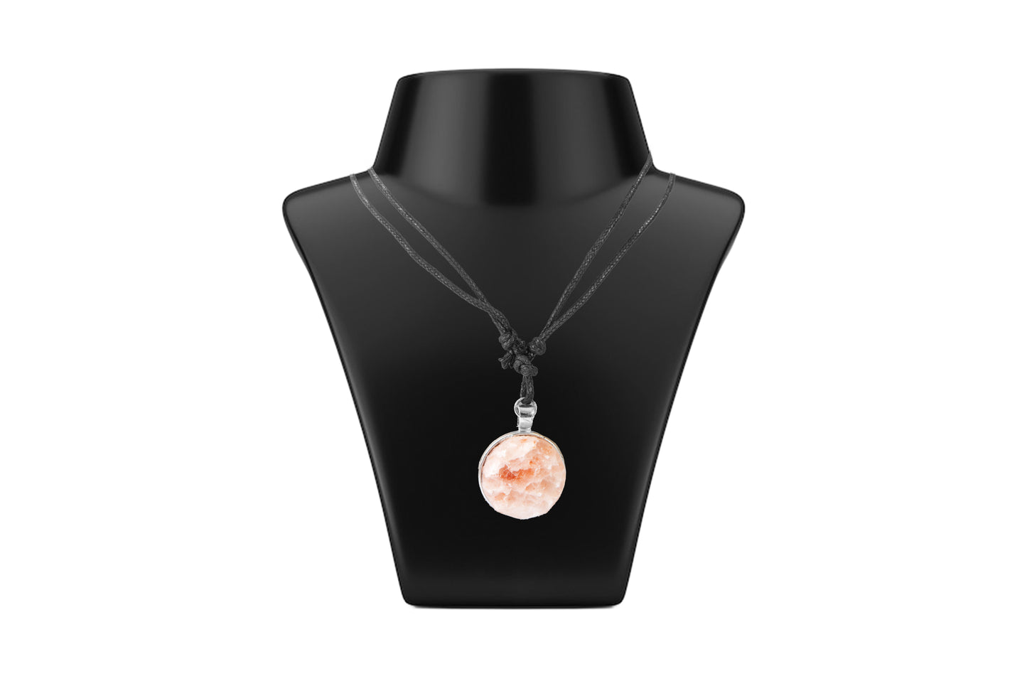 Salt Pendant - Cotton Rope Necklace