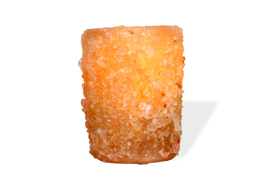 Crystal Glass Candle Holders (Pair)