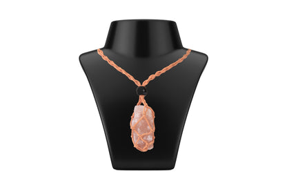 Salt Crystal Pendants Boho Chick with 25-30 inch adjustable Necklace