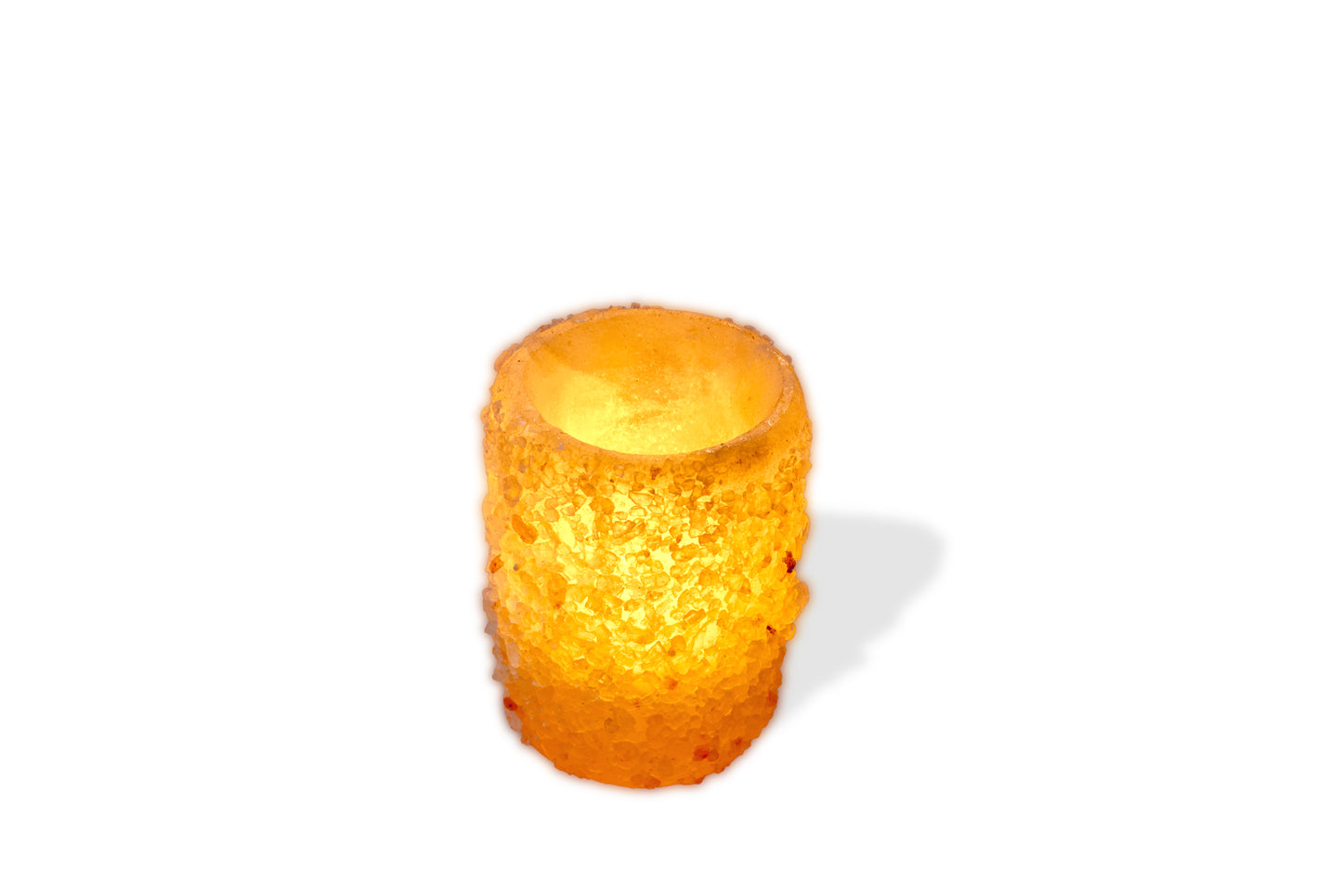 Crystal Glass Candle Holders (Pair)