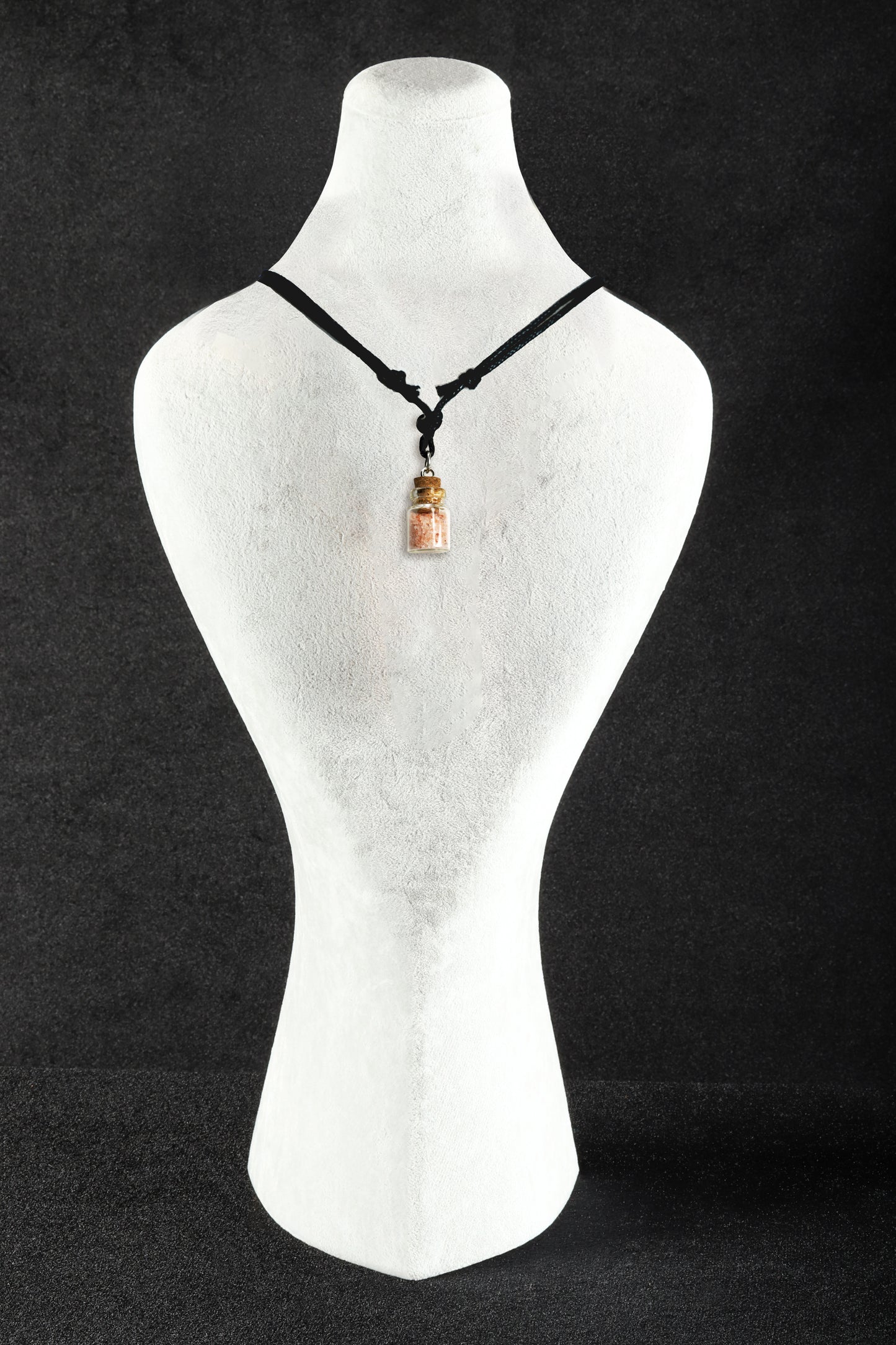 Salt Pendant - Cotton Rope Necklace
