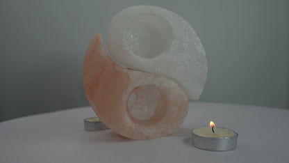 Himalayan Salt Candle Holders – Heart, Ball & Natural Shapes
